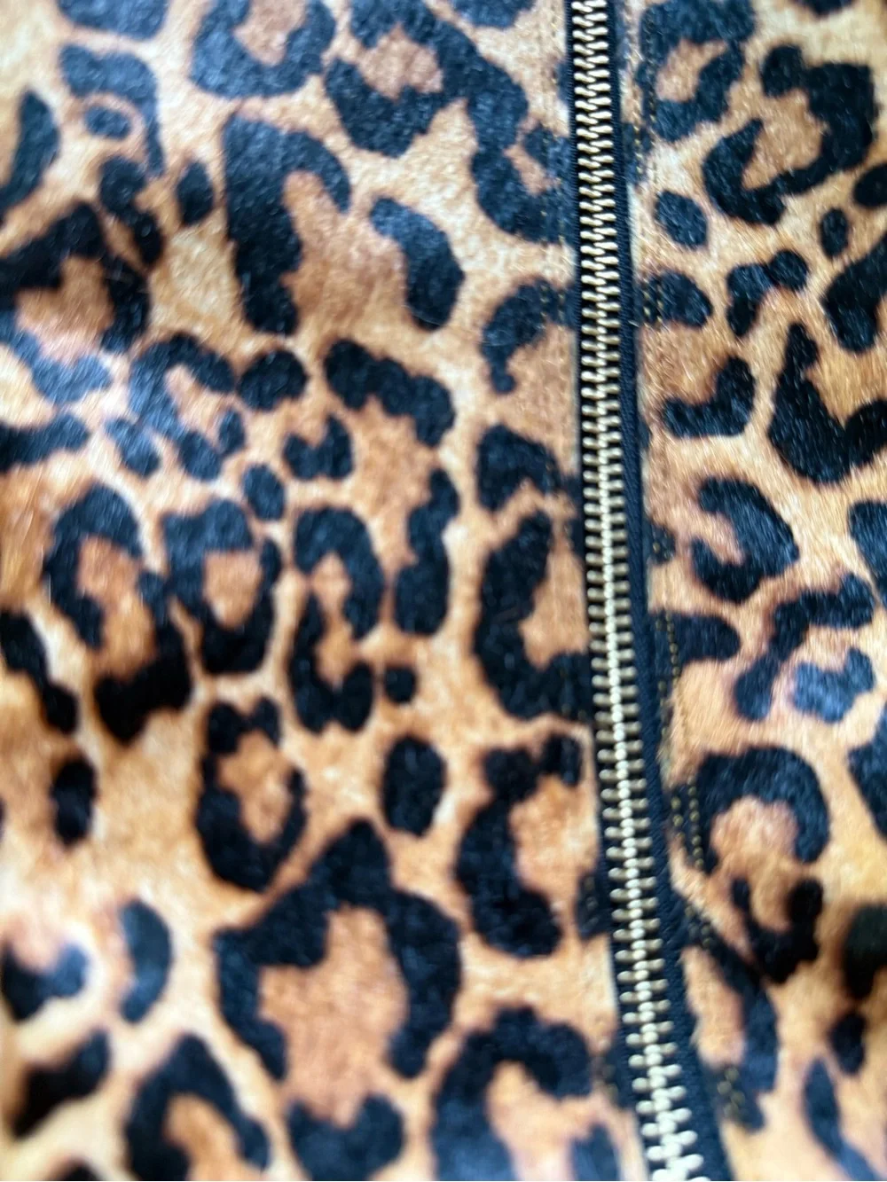 Michael Kors Leopard Print Knee-High Heeled Boots - Tan and Black